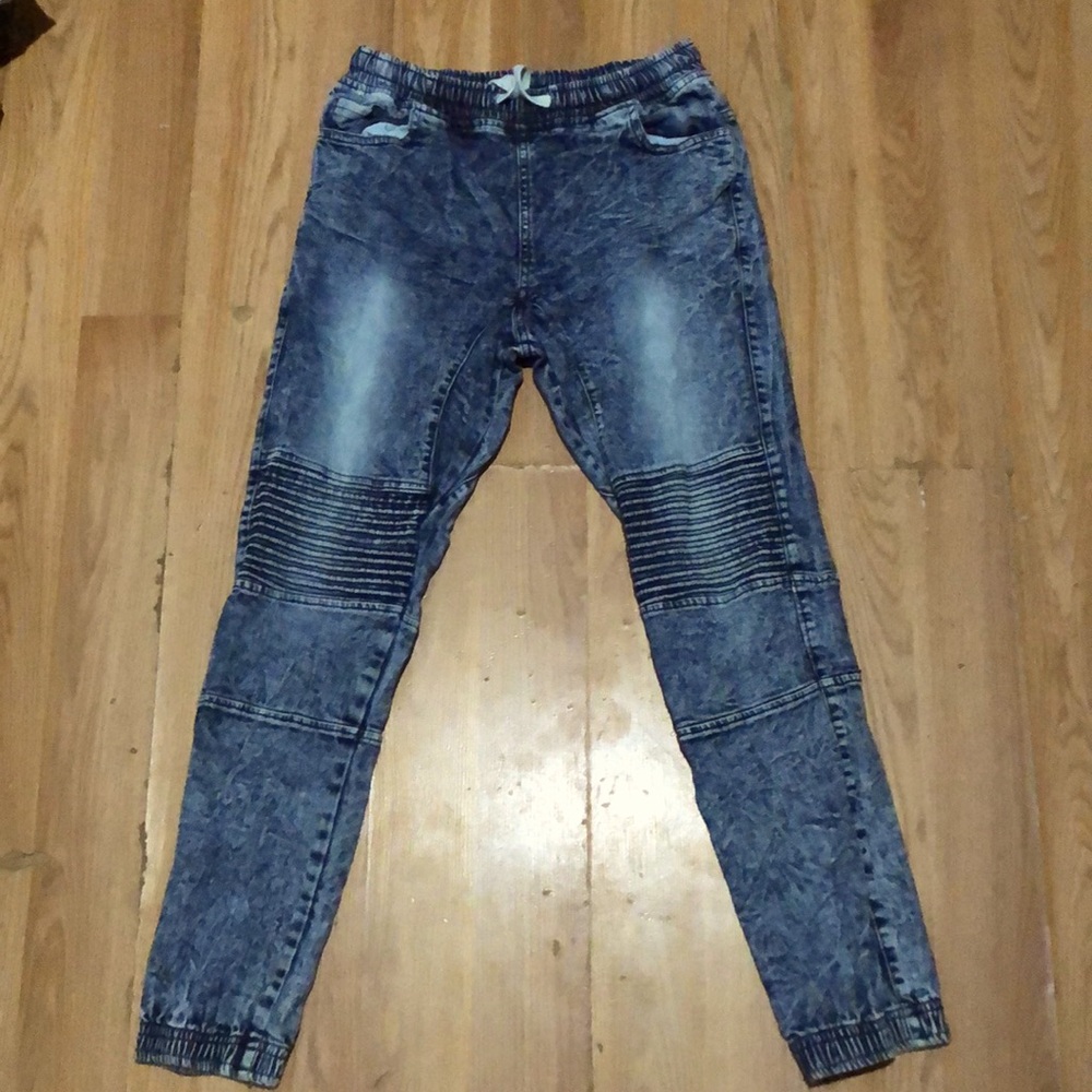 Male blue pants joggers